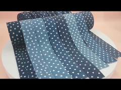 Amor/Estrella de cinco puntas/Pequeña flor vaquero Presión de la tira cinta de tejido hecha a mano bricolaje Acceso de pelo de arco