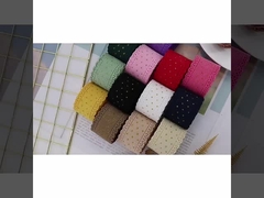 5 tamaño corduroy encaje estampado en caliente cinta de punto cinta de 38 mm arco DIY accesorios hechos a mano caramelo packagin