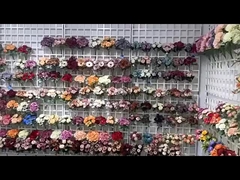 Flor simulada, margarita pequeña, orquídea saltadora, flor artificial falsa, 28 cabezas, decoración para el jardín