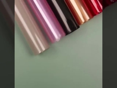 Película de gelatina de color impermeable, papel de envoltura de arte floral, celofán semitransparente, papel de cristal