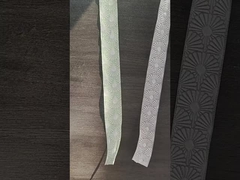 2.5cm patrón tradicional chino de escala de pescado patrón cinta flor de embalaje de recuerdos decoración de alfombra