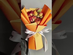 INS Estilo creativo Mini Bouquet Natural rosas rojas Flores secas Fiesta de bodas Regalo 520 Love Peopl