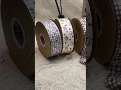 4.0cm Cariñoso dibujo animado cinta impresa caja de regalo embalaje arco bricolaje pastel de niños cinta decorativa