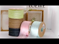 Cinturón de gasa de nieve arrugada vertical de dos colores de estilo coreano