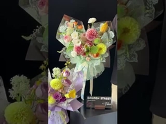 Papel de embalaje impermeable de encaje pequeño, embalaje de flores, película op, papel de embalaje de ramo, papel fresco