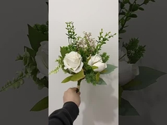 Bouquets de rosas artificiales de origen amazónico para la decoración del salón y el hogar, artificial rose artifici