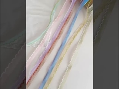 1cm de borde de onda de hilo cinta de flores ramo floral corbata horneado bricolaje materiales de embalaje floral hechos a mano