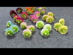 Flores de simulación de bodas, molinos de viento, escalones, crisantemos, flores falsas, boda, banquetes de hotel