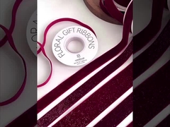 Cintas de terciopelo de la serie roja