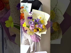 Papel de envoltorio mate para orquídeas Phalaenopsis del Día de la Madre, papel de envoltorio para ramo impermeable impreso, wa