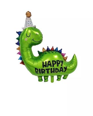 comprar Ronda animal Dino Foil Balloon For Kid Toy Party de la historieta inflable grande del globo de la hoja del dinosaurio Fabricación en línea
