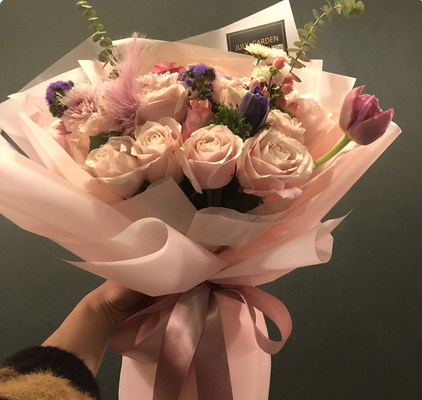 comprar Papel de envoltorio para regalos plástico translúcido coreano del ramo para el empaquetado de la flor online manufacture