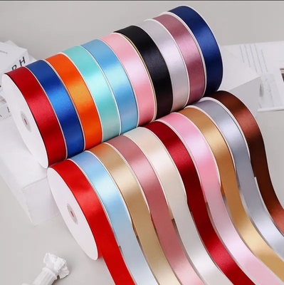 comprar Decoración Rollo de cinta de satén Impreso a medida para envoltura de regalo de doble cara y cara única online manufacture