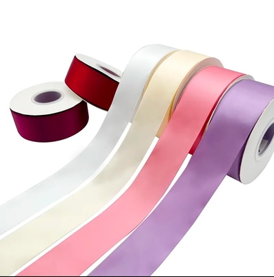Un buen precio. E-magic Custom doble cara de satén cinta de rollo en 196 colores para la personalización del cliente en línea