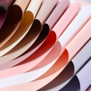 Un buen precio. Papel de envoltura de flores de primer amor de estilo coreano Papel de color sólido para material de flores impermeable artístico en línea