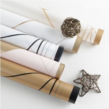 comprar Esquina de la Lizhiran borde dorado de papel coreano impermeable para flores embalaje de papel mate material de ramo de flores tienda de flores de papel online manufacture