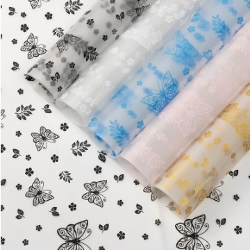 Un buen precio. Butterfly Love Nosa Papel de envoltura de flores de papel de arte de flores a prueba de agua hecha a mano Papel de envoltura de bricolaje de flores de material mayorista en línea