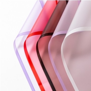 Un buen precio. Envase de flores de color sólido, papel de borde mágico opaco, transparente, impermeable, papel coreano para envases de ramos de varios colores en línea