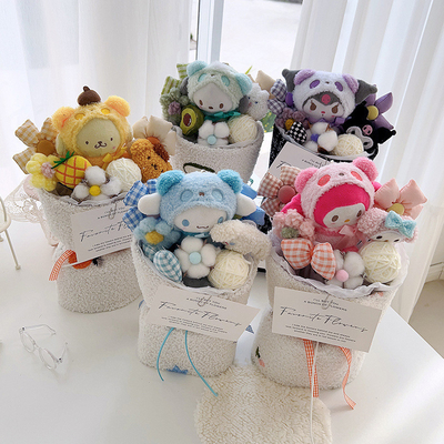 comprar Hazla sonreír con un ramo de muñecas Sanrio 20x35cm perfecto para el Día de la Madre online manufacture