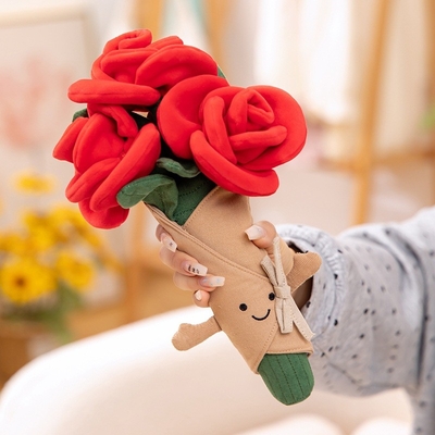 comprar Rosa Variedad Plush Animal Bouquet Confortante regalo para todas las ocasiones 10x30cm online manufacture