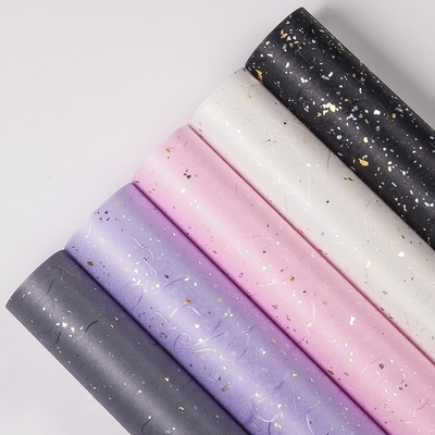 Un buen precio. Papel de envoltura para regalos de lámina de oro/plata brillante - Material de embalaje para ramos de flores en línea