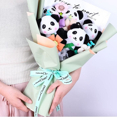 comprar Muñeco Panda Plush Graduación Bouquet Graduación temporada Bouquet Regalo para compañeros de clase y novias Producto terminado del Día de los Niños Bouquet online manufacture