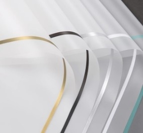 comprar Papel mate de estilo simplificado con bordes de papel de embalaje floral de alta gama online manufacture