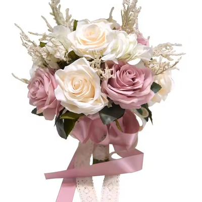 Un buen precio. Bouquet de flores artificiales rosa peonía flores de seda para la decoración de la boda novia dama de honor flor de bouquet de novia en línea
