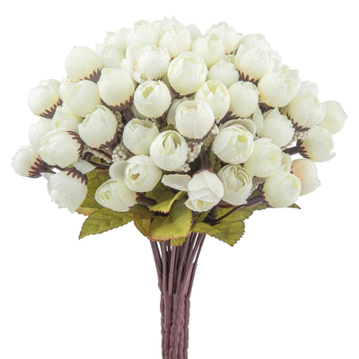 Un buen precio. Mini botones de rosas y de estrellas en línea