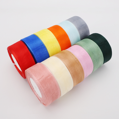 comprar Cinta de chifón de estilo coreano, cinta de chifón de color sólido, caja de regalo de pastel, embalaje de flores, cinta decorativa, corbata de arco, corbata de cinta online manufacture
