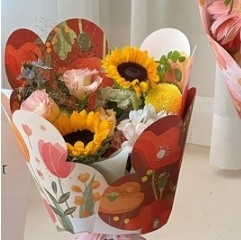 comprar Papel de envoltura de flores, papel kraft de lenguaje de flores de verano online manufacture