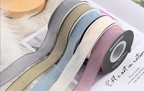 comprar Cinturón Nuevo de algodón Seda Cinturón Flower Arrangement Regalo Bouquet Material DIY Cinturón Envase de flores Material mayorista Fabricación en línea