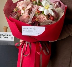 comprar Día de San Valentín Papel de embalaje de flores de tela de terciopelo de cisne nuevo online manufacture