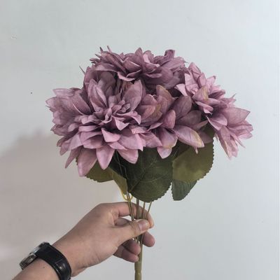 comprar Requisitos para disparar flores de seda de dalia, decoración de la mesa del salón de bodas Fabricación en línea