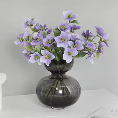 comprar Venta al por mayor de 5 cabezas Flora de Dodder Flora de Hellebore artificial para decoración del hogar Fabricación en línea