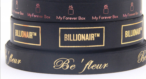 comprar Cinturón de regalo negro de 2 cm del fabricante con embalaje de papel de oro rosa, impreso con letras y logotipo, papel plano de papel de aluminio online manufacture