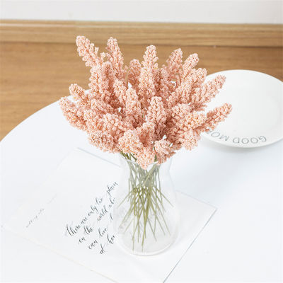 comprar Buquete de simulación de bodas de espuma de trigo, lavanda, flores artificiales hechas a mano, decoración de plantas transfronterizas, accesorios fotográficos Fabricación en línea