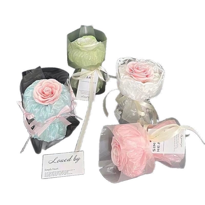 comprar Ins mini flor de color caramelo simulación del ramo de flores jabón floral flor producto terminado sorpresa artesanía romántica puesto de venta al por mayor y al por menor online manufacture
