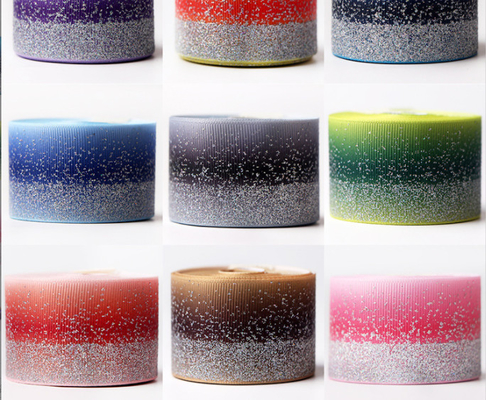 comprar Cinturón de transferencia de calor con gradiente de arco iris decorativo hecho a mano, tamaño 50 por rollo, venta directa de fábrica online manufacture