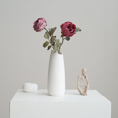 Un buen precio. Simulación de flor única Manta rosa ramo de apoyo de disparo, decoración del hogar nórdico ramo de bodas de bodas de ventas calientes transfronterizas en línea