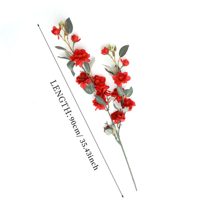 comprar Decoración de bodas de Camelia simulada Flor falsa Hotel escenario de bodas Flor simulada Tienda de plástico Decoración de techo Flor falsa online manufacture
