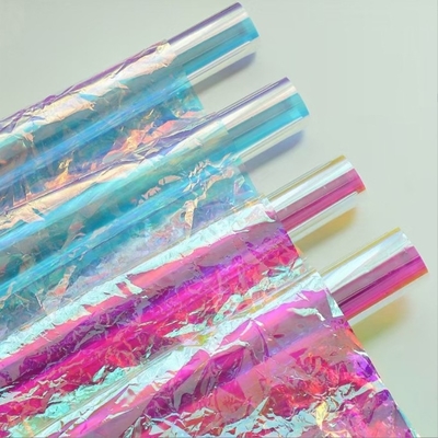 comprar Papel de revestimiento interior transparente del arco iris para el rollo de película iridiscente Tiempo de envío 30-45 días online manufacture