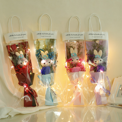 comprar Día de San Valentín 520 Bolsas de girasol muñeco de cielo estrellado Bouquet regalo para novio, esposa, y el cumpleaños del mejor amigo online manufacture
