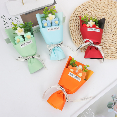 comprar 520 Día de San Valentín Ins Mini Imitación de tejido de lana Puff Bouquet Regalo para el novio de cumpleaños Compañero online manufacture