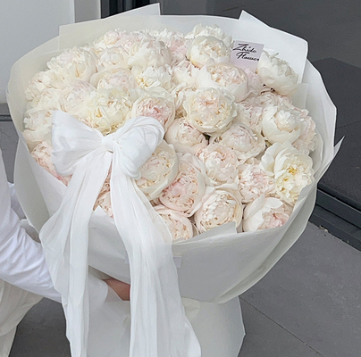 comprar Fabrica de satén de nieve perla francesa ramo de flores bricolaje decoración de arco materiales florales online manufacture