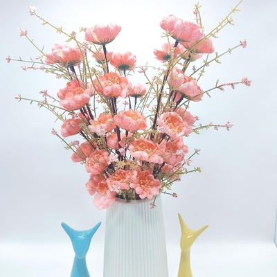 comprar Simulación de azaleas, flores de seda multicolores, cabezas de flores de Navidad, ramos de flores secos, accesorios de fotografía de bodas de vacaciones, flores falsas online manufacture