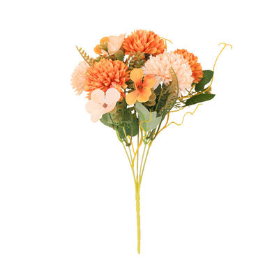 comprar Decoración de crisantemo artificial, flores de seda, manzanilla, arreglo de fotos de la sala de estar, ramo de flores, flores artificiales, orquídea, crisantemo Fabricación en línea