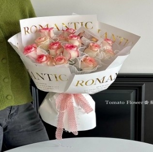 Un buen precio. Papel de embalaje de flores de estampado en caliente inglés impermeable en línea