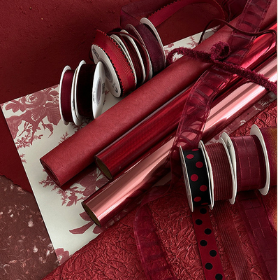 comprar Otoño e Invierno Retro Ankora Serie Roja Papel de envoltura de flores Bouquet de flores Relliz Tienda de flores DIY Materiales hechos a mano online manufacture