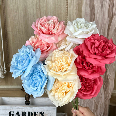 comprar La simulación de la rosa de Big Martin, el ramo de flores falsas, la flor de seda, la flor de plástico artificial, la decoración del salón de lujo, el arreglo floral de la boda online manufacture